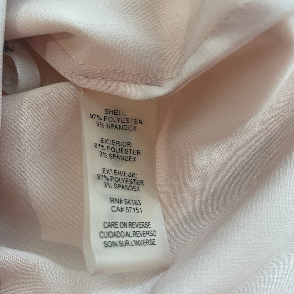 CALVIN KLEIN Career Top – Sleeveless, Mandarin Collar, Sz M, Excellent - Picture 4 of 4